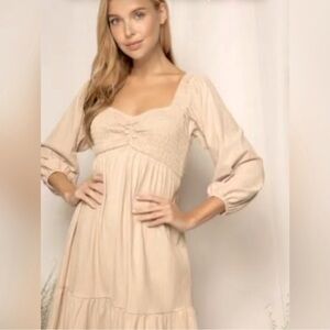 BaeVely Smocked Mini Dress